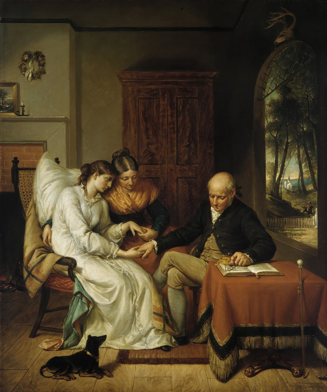 Pýcha vesnice, 1858-59. od Henry Peters Gray