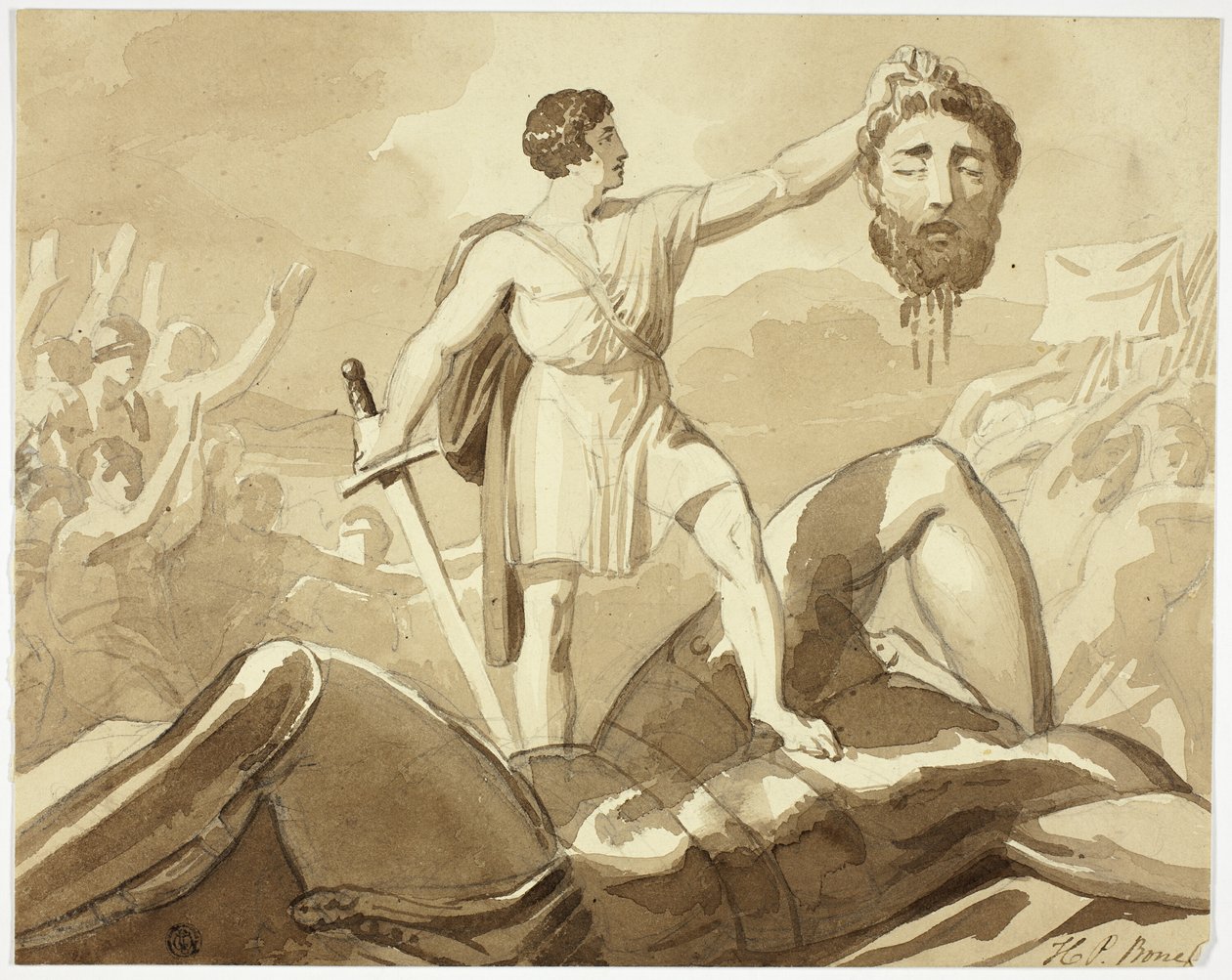 David a Goliáš od Henry Pierce Bone