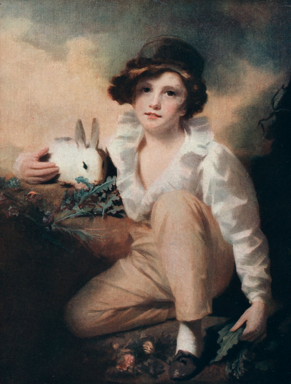 Chlapec s králíkem, c1814 1912. od Henry Raeburn