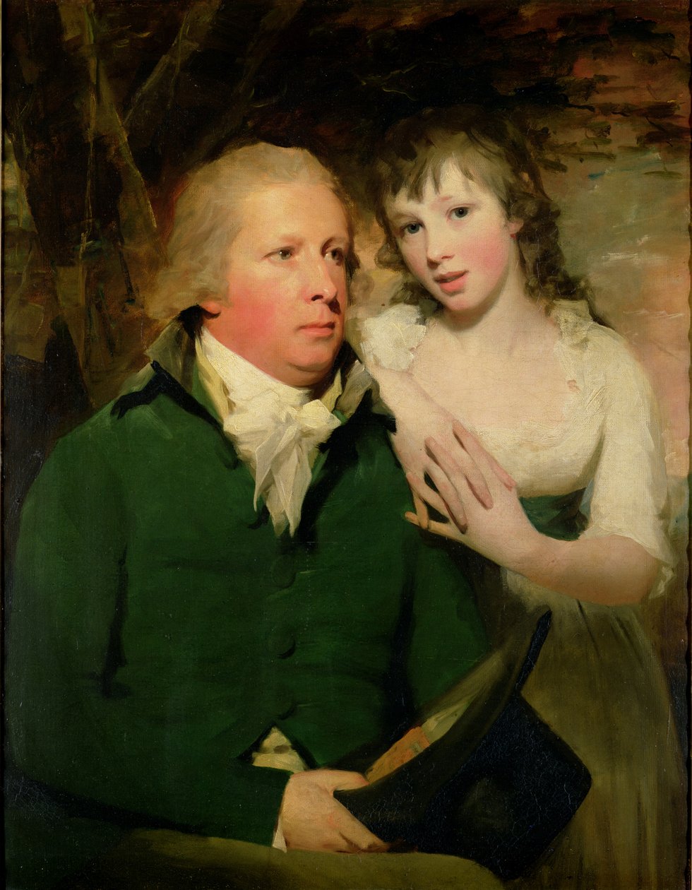 Sir Alexander Don se svou dcerou Elizabeth od Henry Raeburn