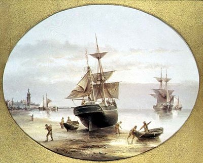 Přístavní scéna od Henry Redmore