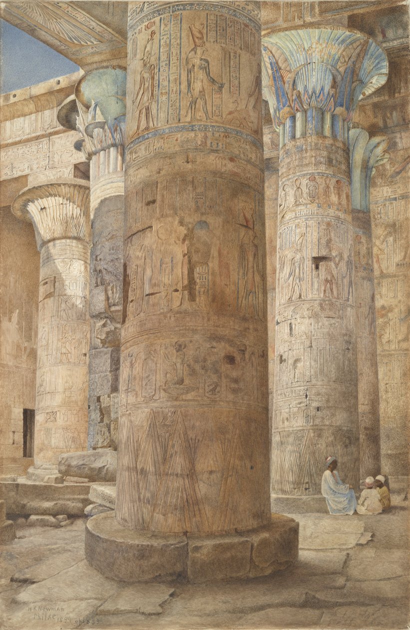 Chrám na ostrově Philae od Henry Roderick Newman