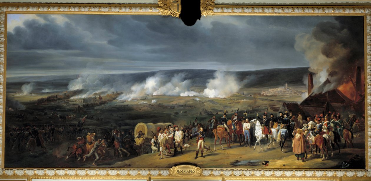 Bitva o Jemmapes 6. listopadu od Henry Scheffer