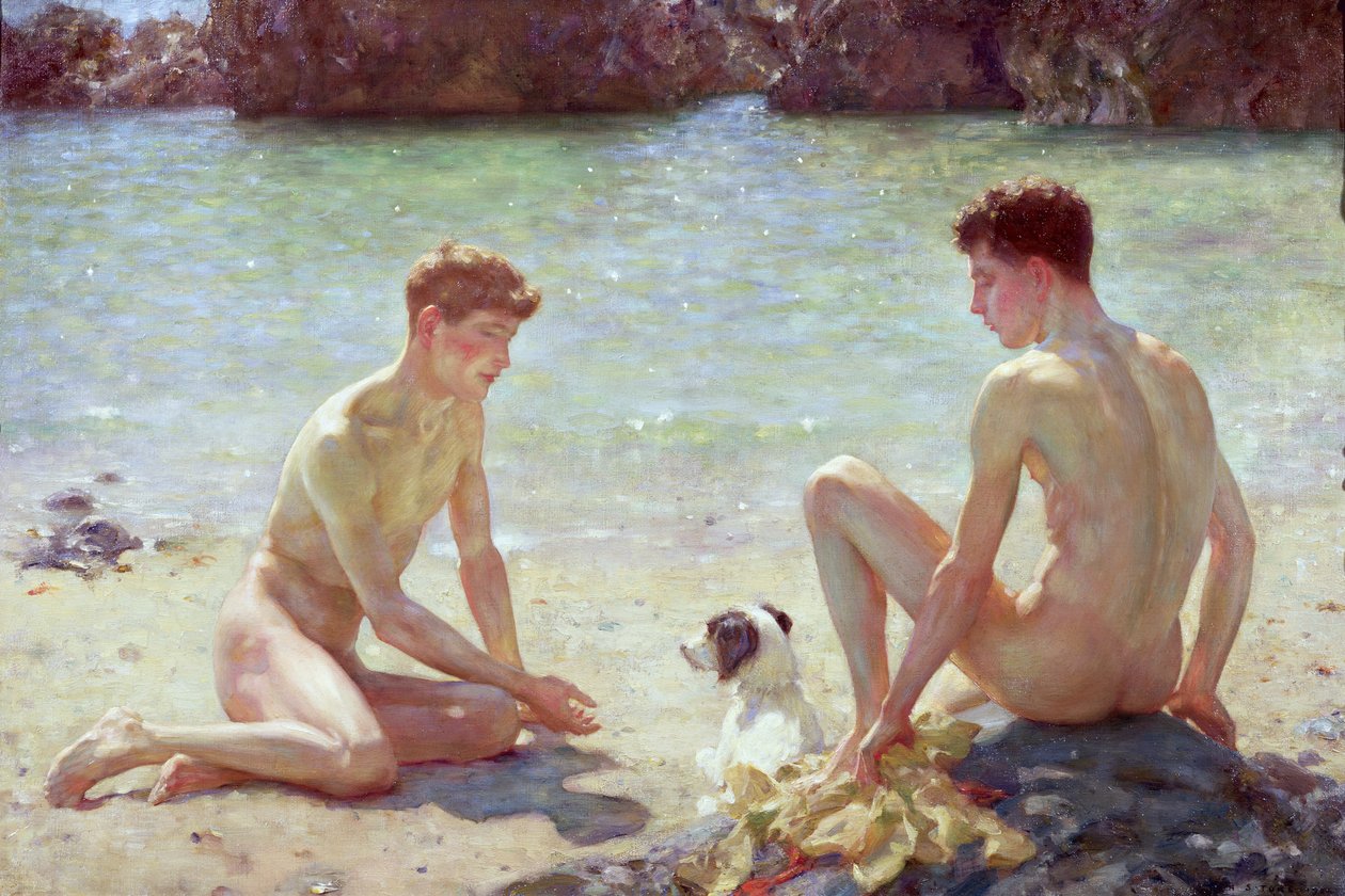 Soudruzi, 1924 od Henry Scott Tuke