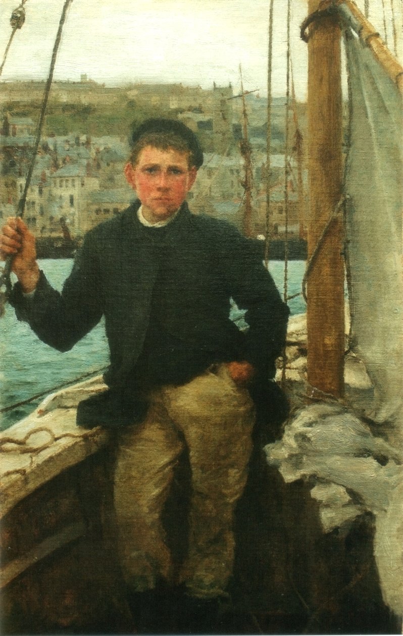 Portrét Jacka Rollinga od Henry Scott Tuke