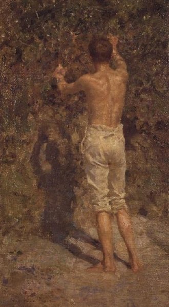 The Back of Charlie, 1913 od Henry Scott Tuke
