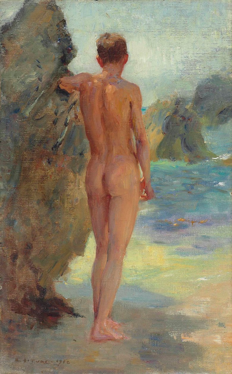 Lapač, 1912 od Henry Scott Tuke