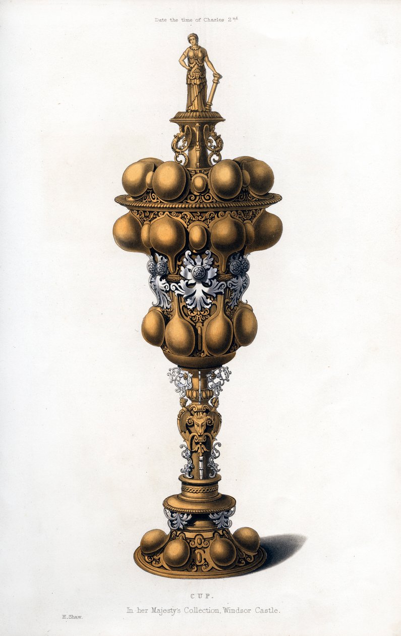Pohár, počátek 17. století, 1843. od Henry Shaw