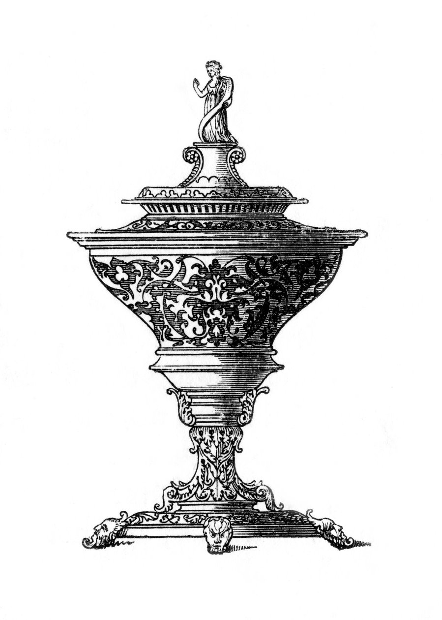 Design pro slánku, 1645, 1843. od Henry Shaw