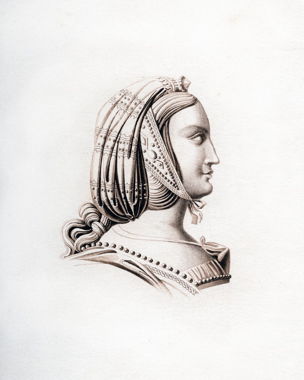 Pokrývka hlavy, začátek 16. století, 1843. od Henry Shaw