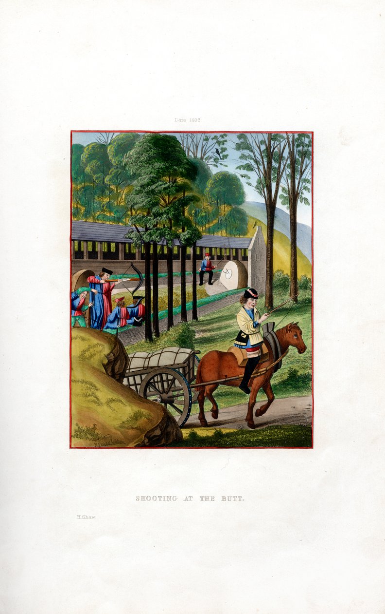 Střelba do zadku, 1496, 1843. od Henry Shaw