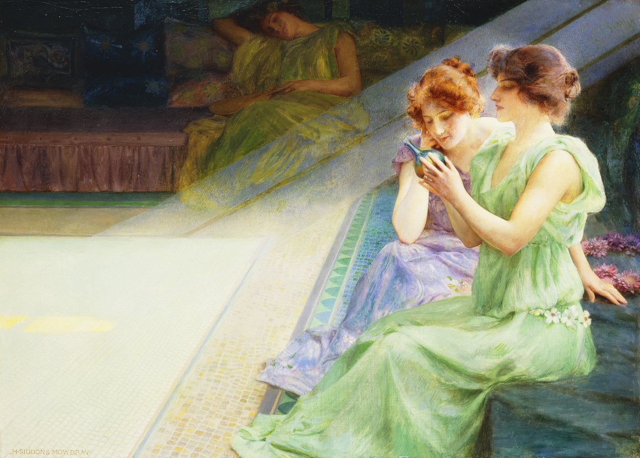Iridescence, kolem 1895 od Henry Siddons Mowbray