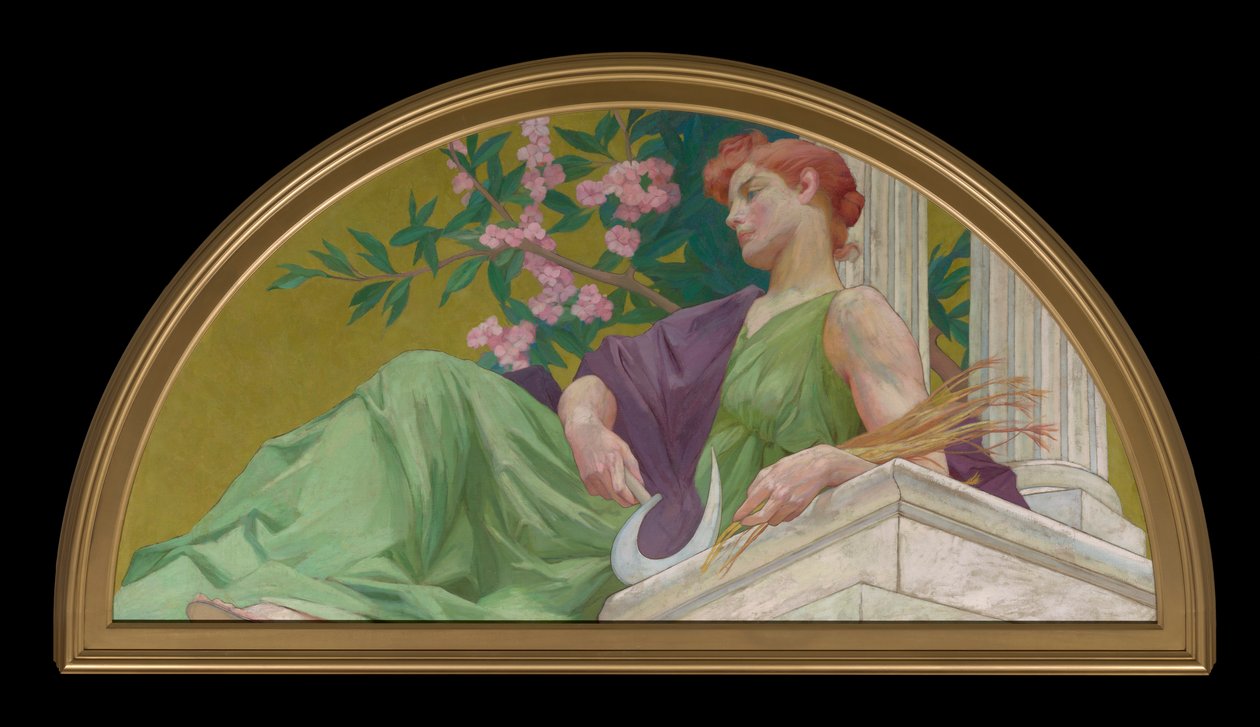 Zemědělská múza od Henry Siddons Mowbray