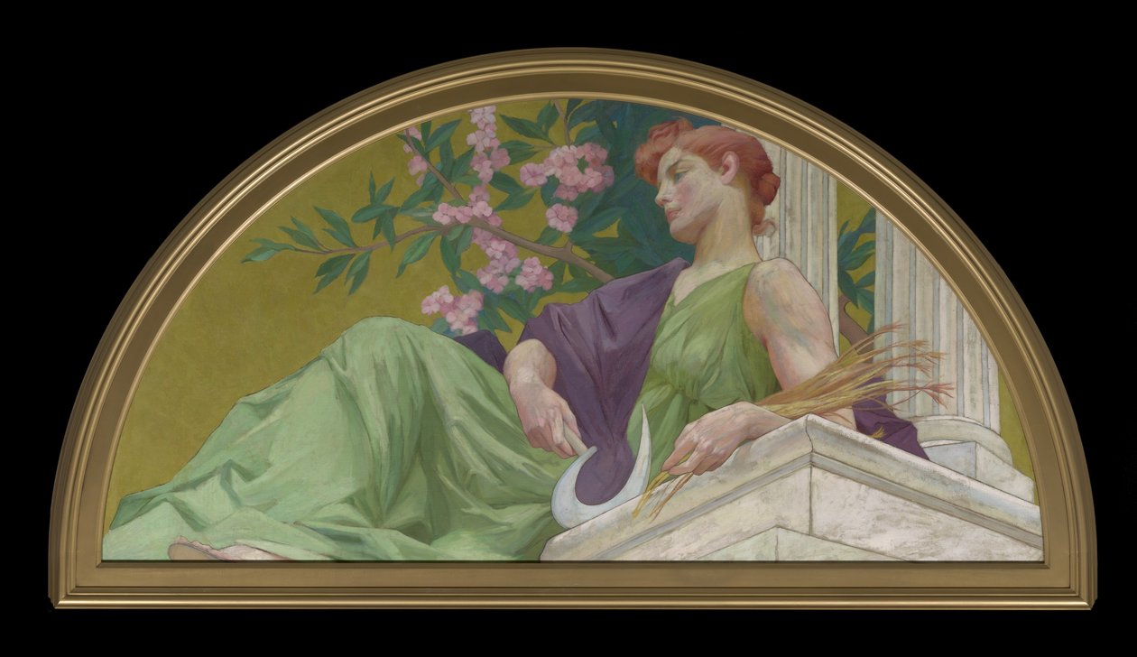 Zemědělská múza, 1893 od Henry Siddons Mowbray