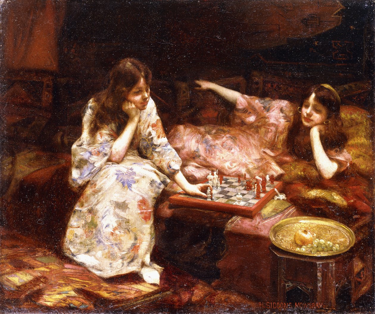 Repose – hra v šachy, od Henry Siddons Mowbray