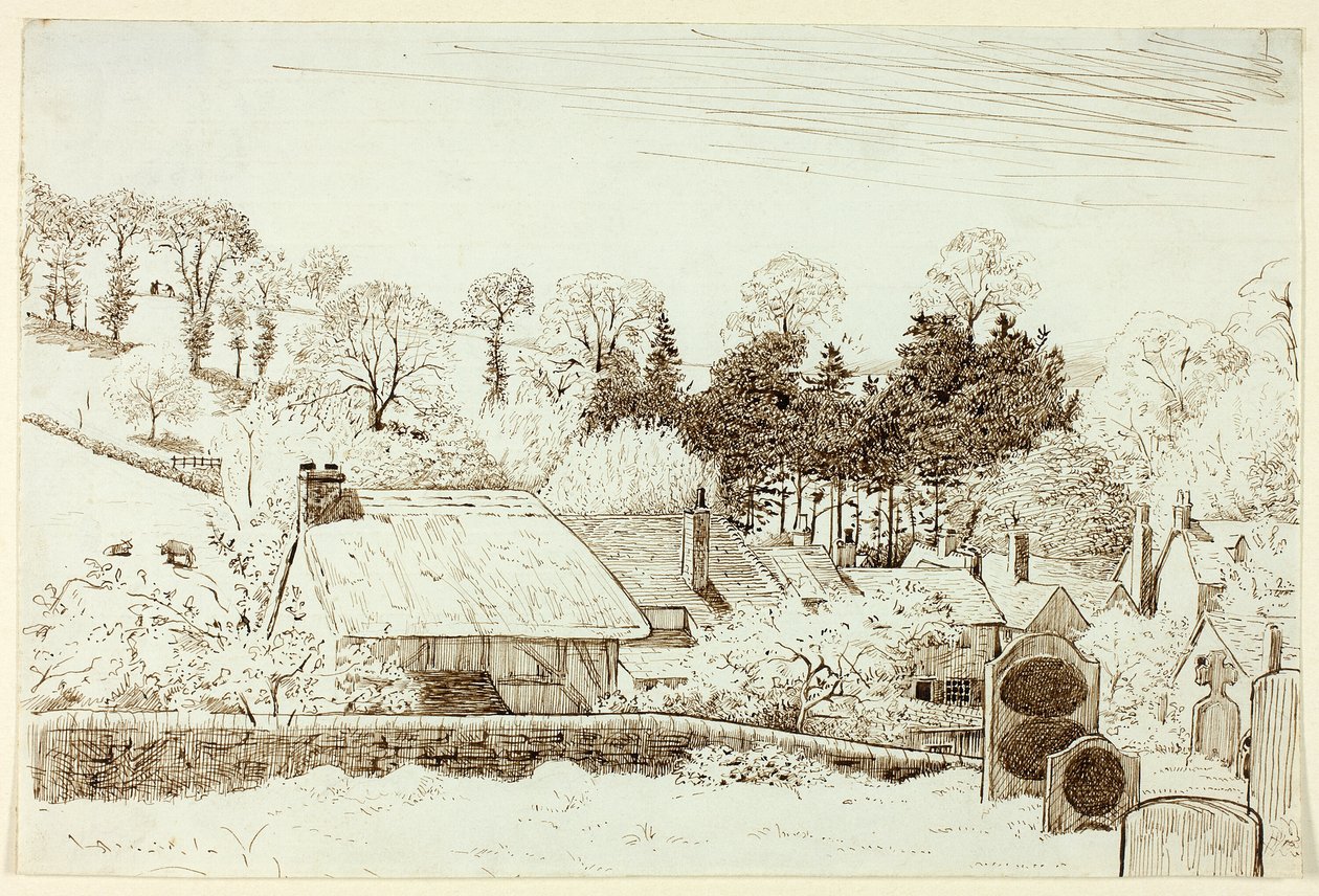 Hřbitov od Henry Stacy Marks