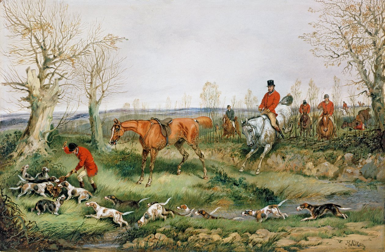 Lovecká scéna od Henry Thomas Alken