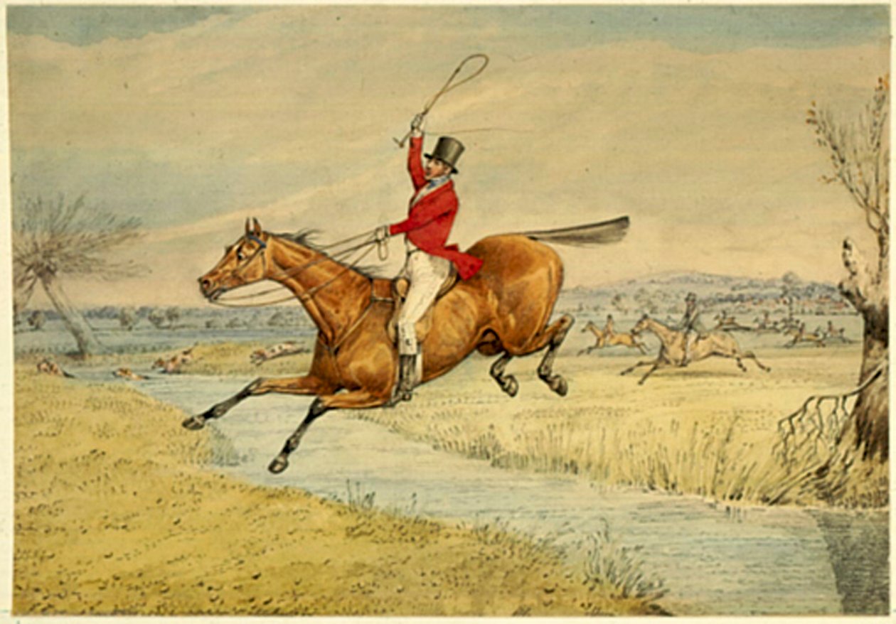 Přes proud od Henry Thomas Alken