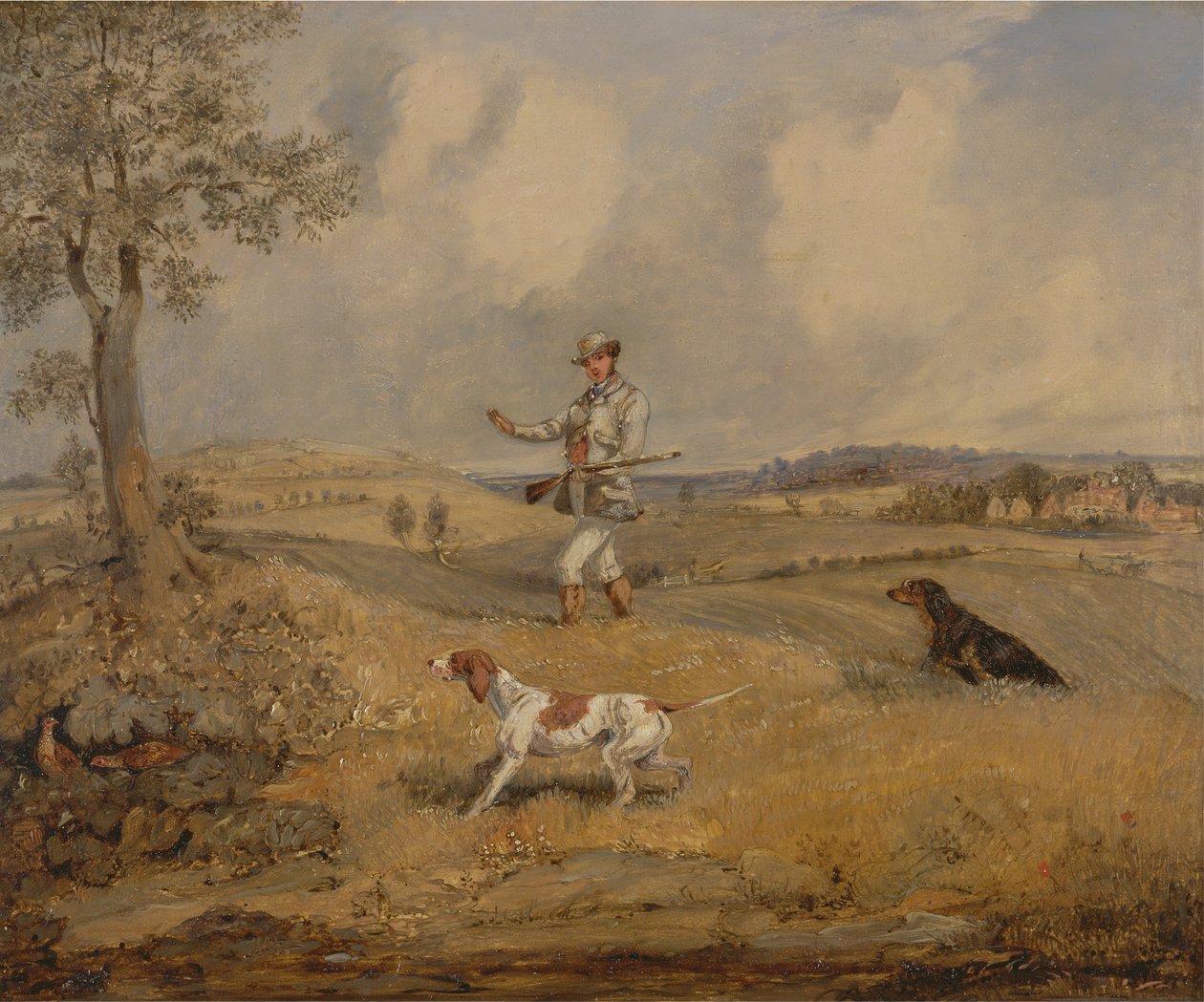 Partridge Shooting, ca. 1825. od Henry Thomas Alken