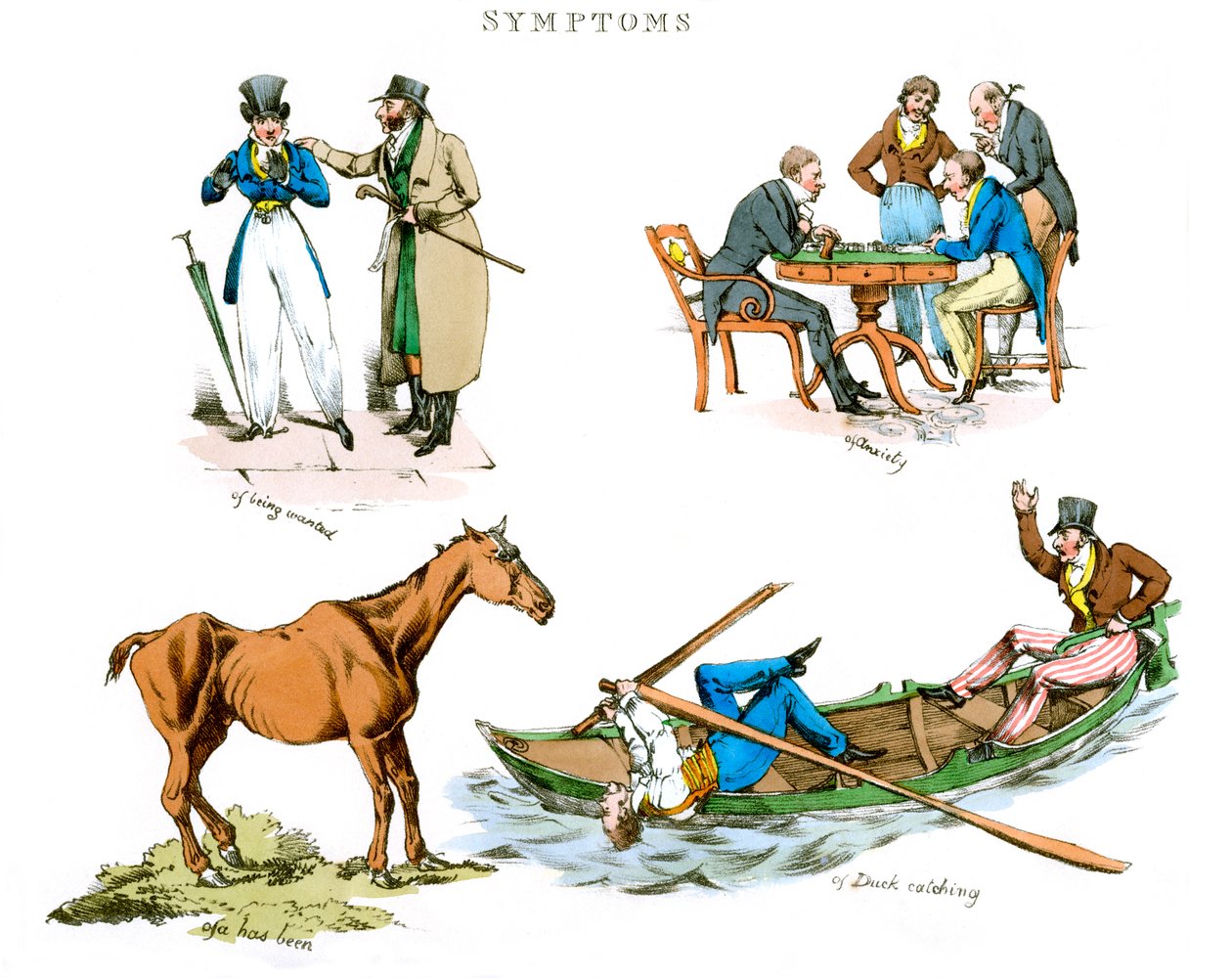 Symptomy pobavení, 1822. od Henry Thomas Alken