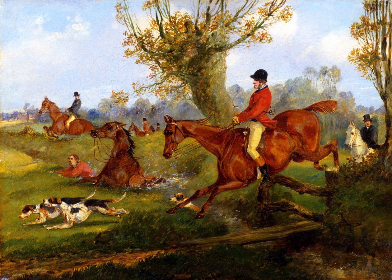 Waterjump, kolem roku 1840 od Henry Thomas Alken