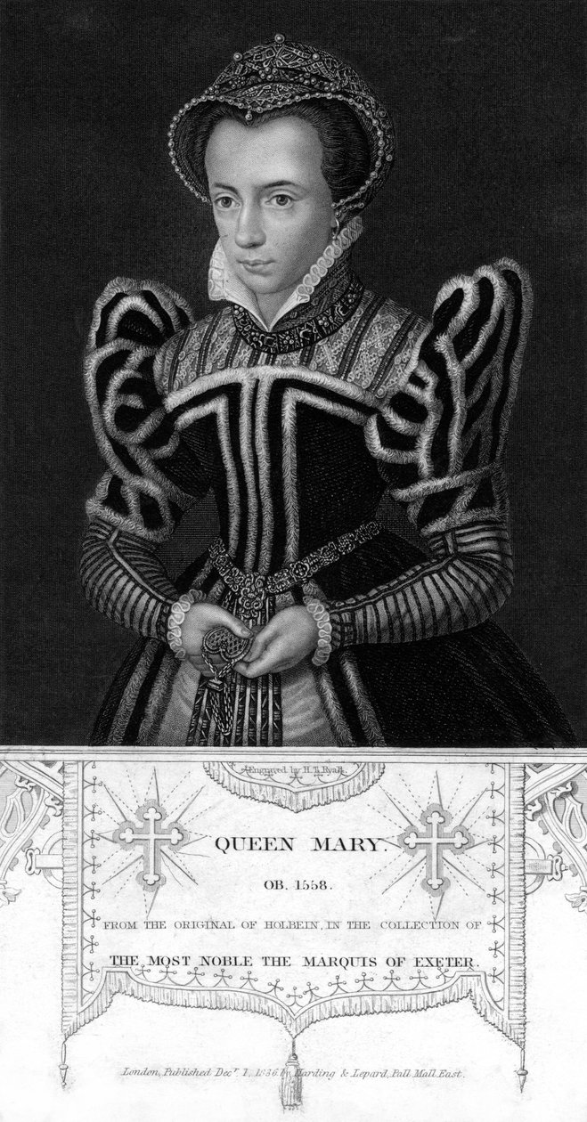 Anglická královna Marie I., 1836. od Henry Thomas Ryall