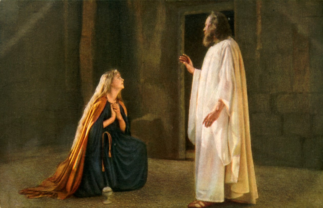 Ježíš se zjevuje Marii Magdaleně, 1922. od Henry Traut