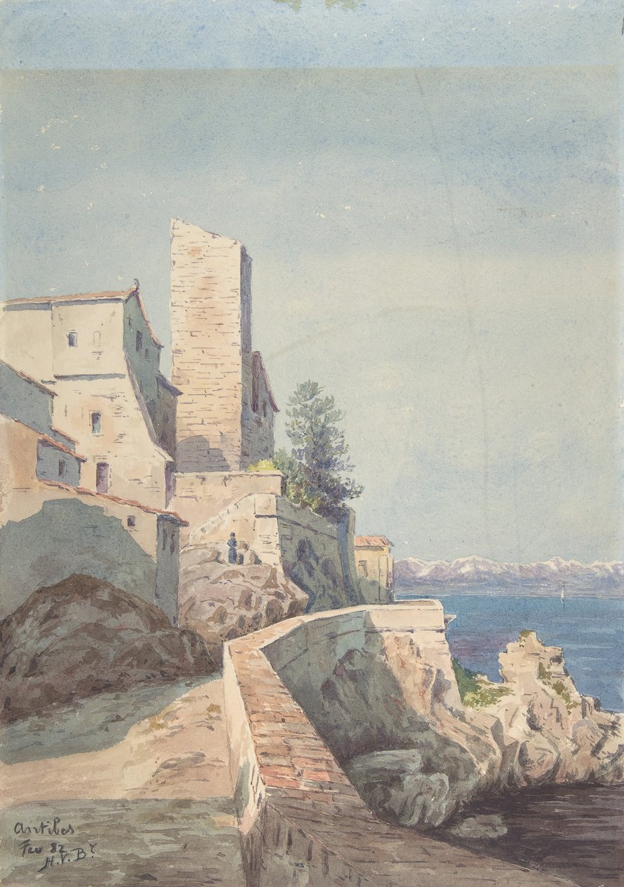 Antibes, 1882. od Henry Victor Burgy