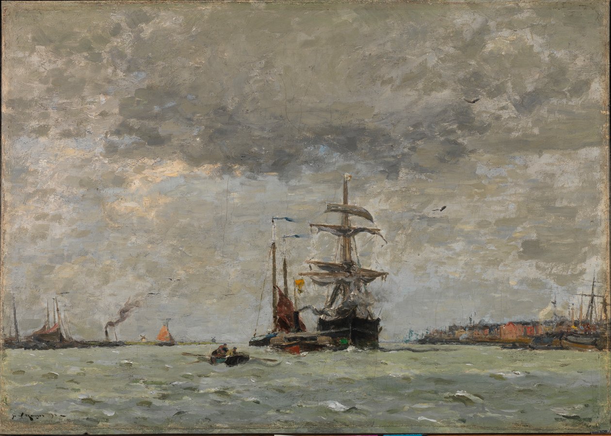 Vjezd do přístavu, 1890. od Henry Ward Ranger