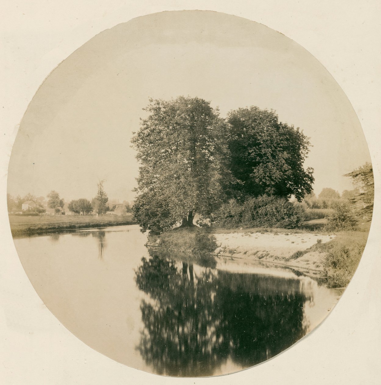 Bez názvu [Temže u Weybridge], c. 1856. od Henry White
