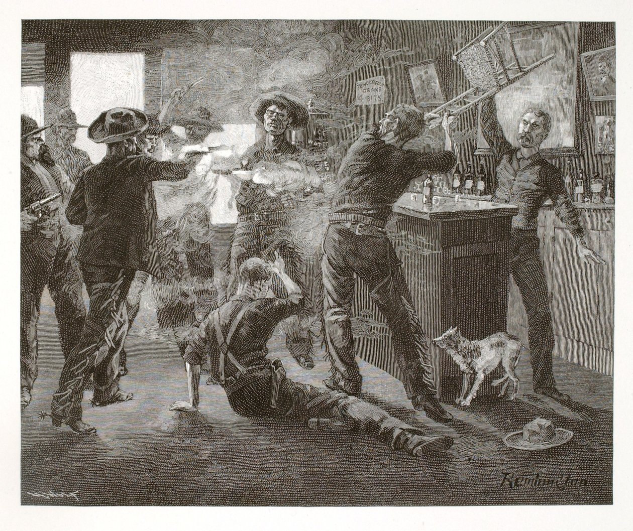 Řada v dobytkářském městě od Henry Wolf