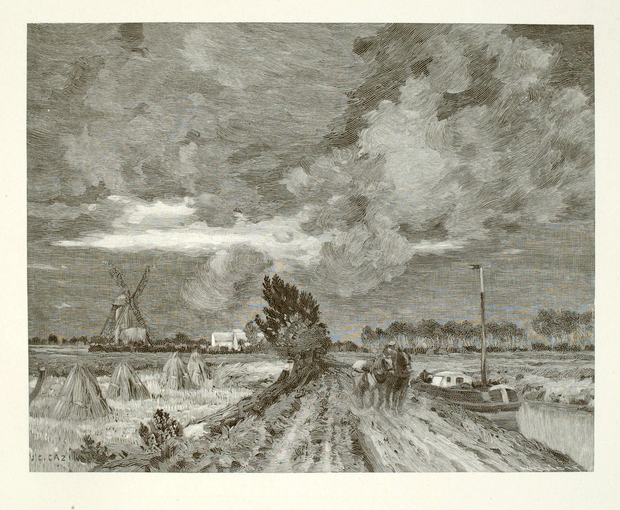 Blížící se bouře (Canal St. Omer) od Henry Wolf