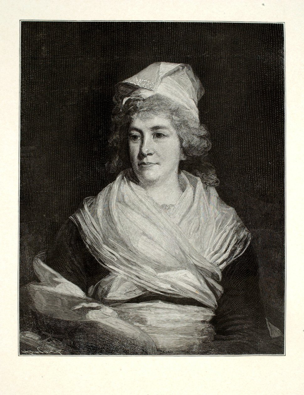 Sally Franklin (Sarah Bache) od Henry Wolf