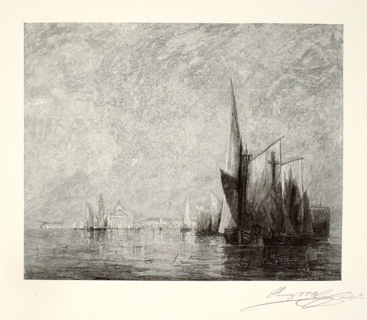 San Giorgio, Benátky od Henry Wolf