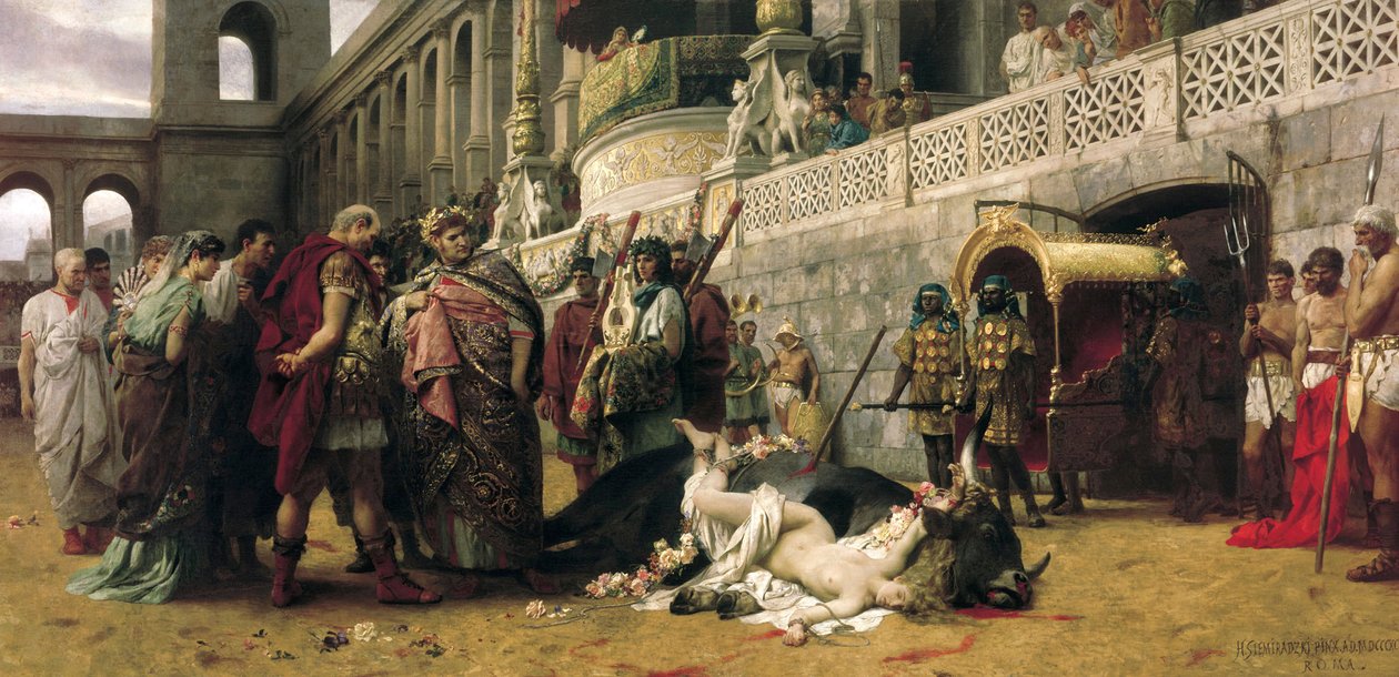 Christianu Dirceovi, 1897. od Henryk Siemiradzki