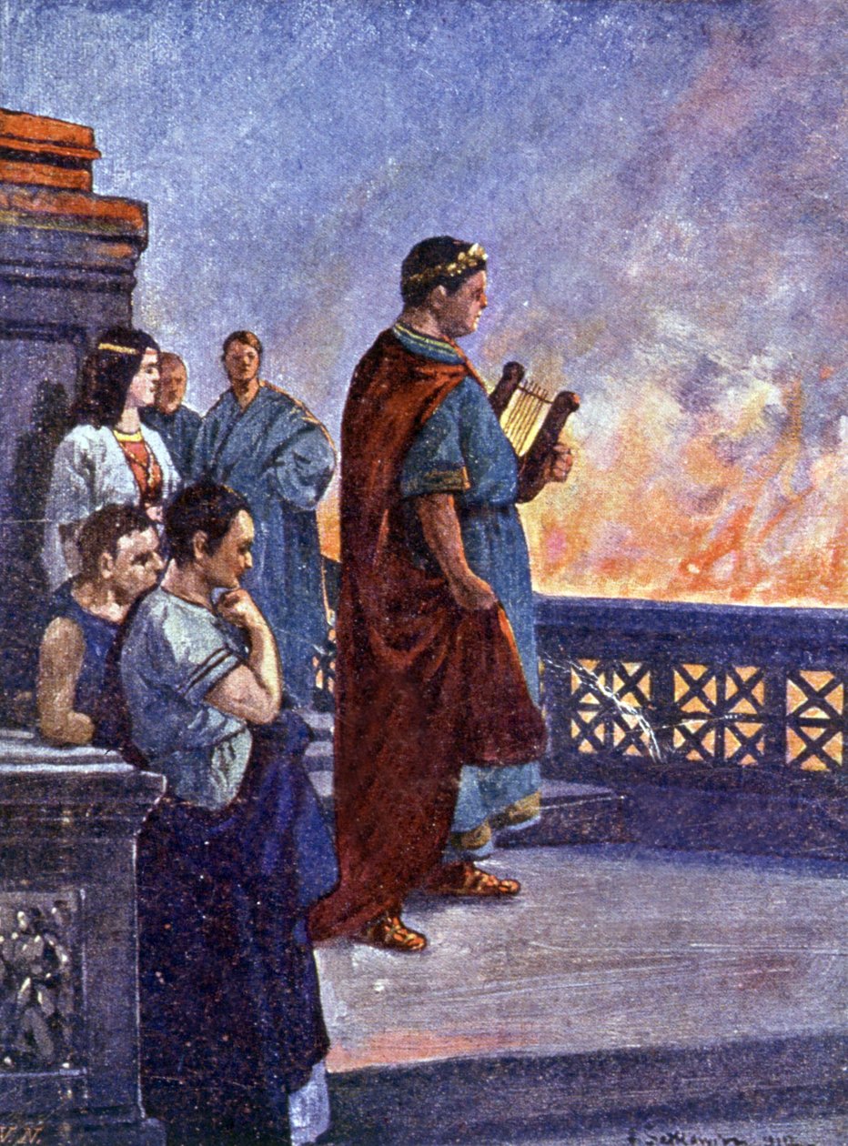 Nero katselee palavaa Roomaa od Henryk Sienkiewicz