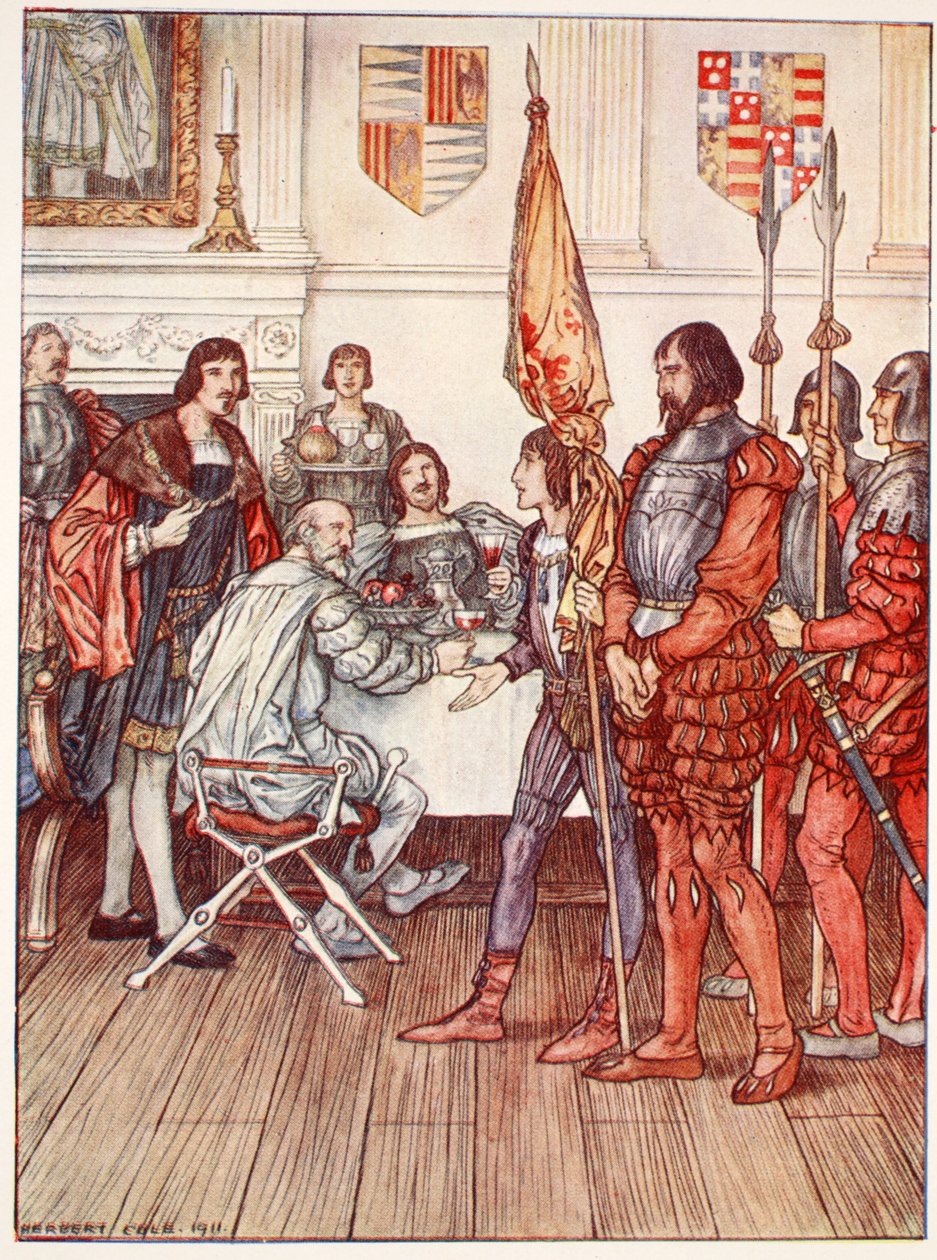 The Page představuje svého vězně, ilustrace z 