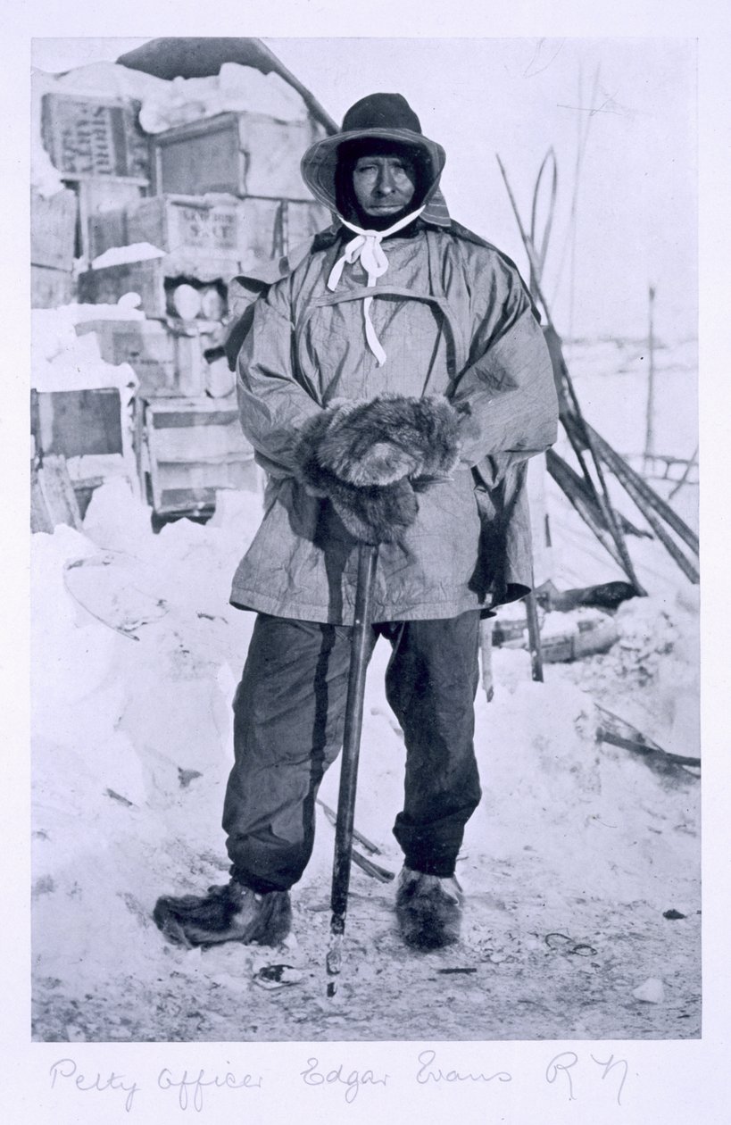 Poddůstojník Edgar Evans během expedice Terra Nova (1910-13) na jižní pól, 1911 od Herbert Ponting