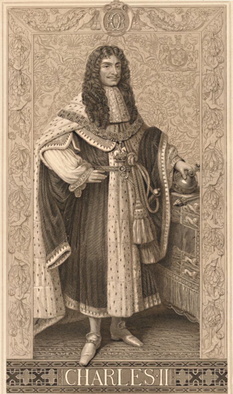Karel II., 1886 od Herbert Bourne
