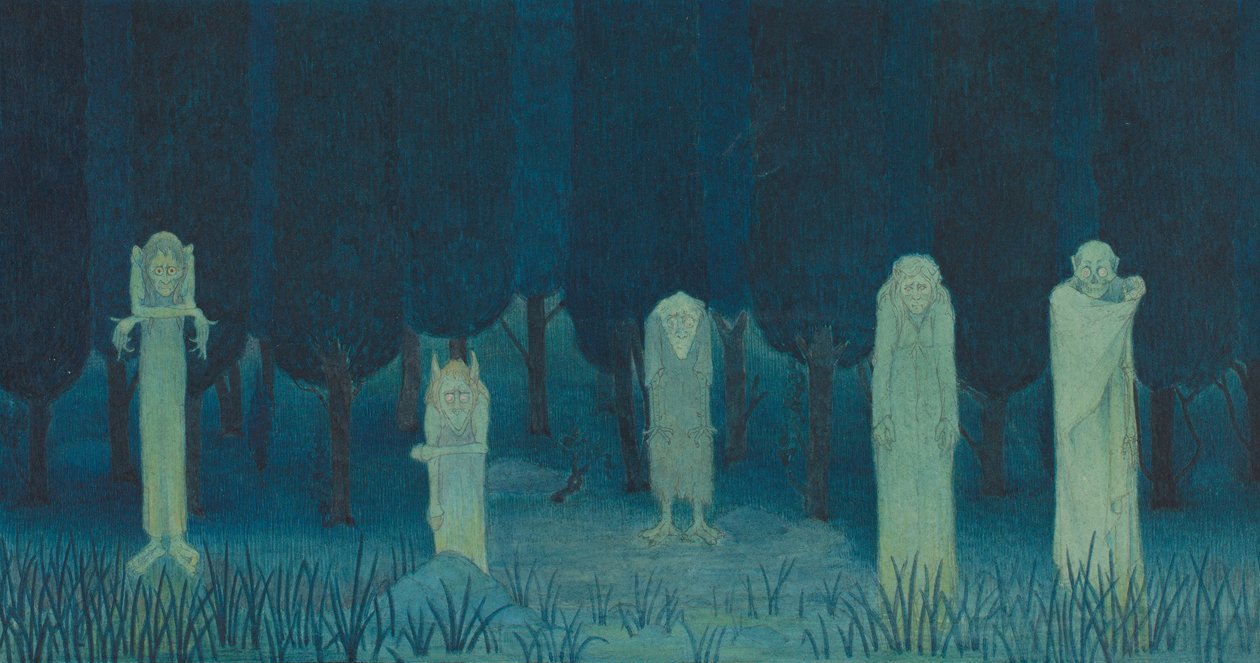 Pět ghúlů, 1911-24 od Herbert E. Crowley