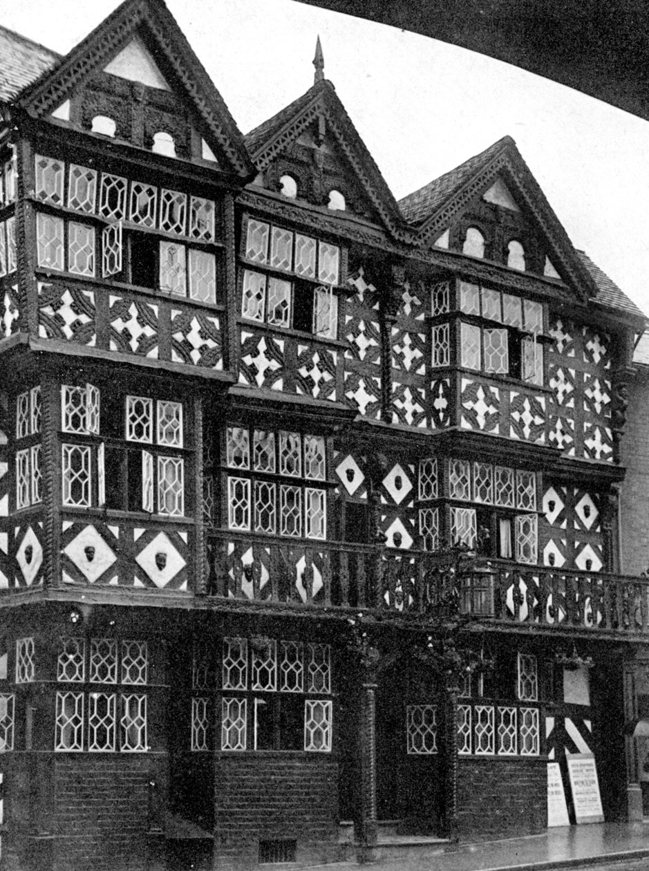Feathers Hotel, Ludlow, Shropshire, Anglie, 1924-1926 od Herbert Felton