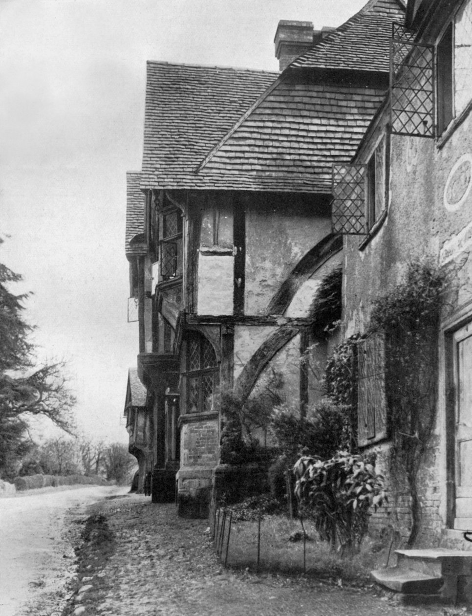 Starý dům v Chiddingstone, Kent, 1924-1926. od Herbert Felton