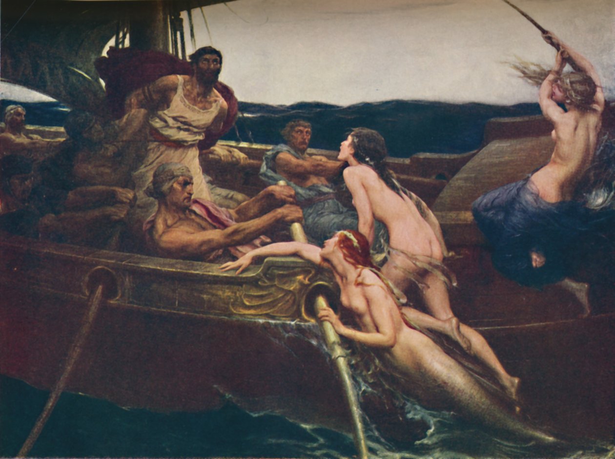 Ulysses and the Sirens, 1909, c1950. od Herbert James Draper