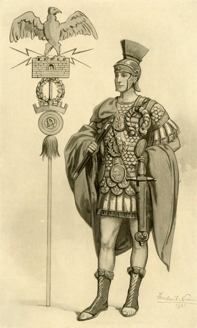 Římský generál, 1924. od Herbert Norris