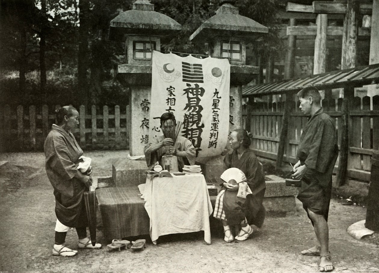 Věštkyně v chrámu Inari, 1910. od Herbert Ponting