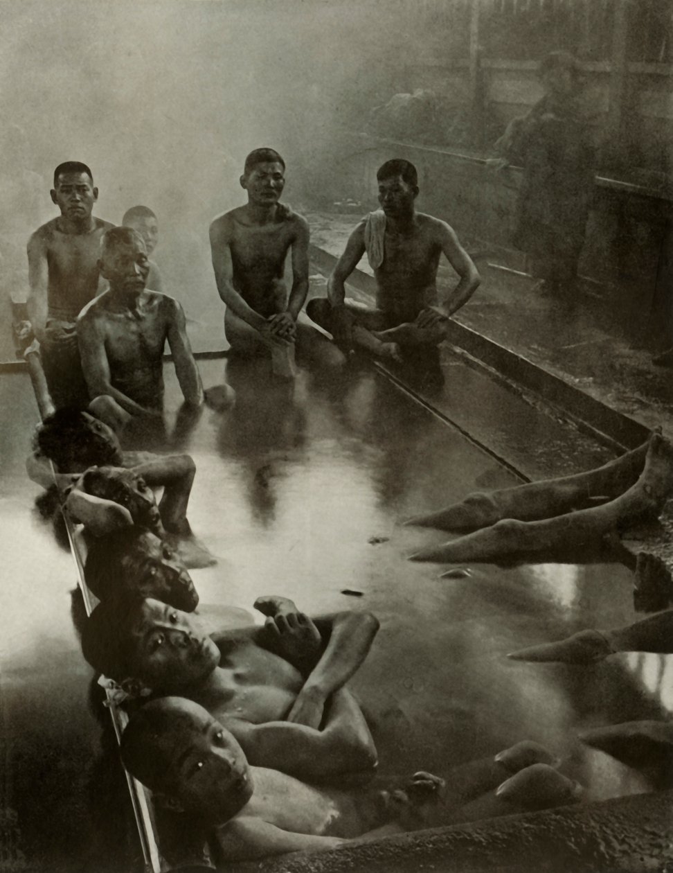 Veřejné lázně v Kanawě, 1910. od Herbert Ponting