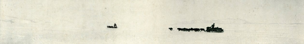 Psi cválající k bariéře, c1911, 1913 od Herbert Ponting
