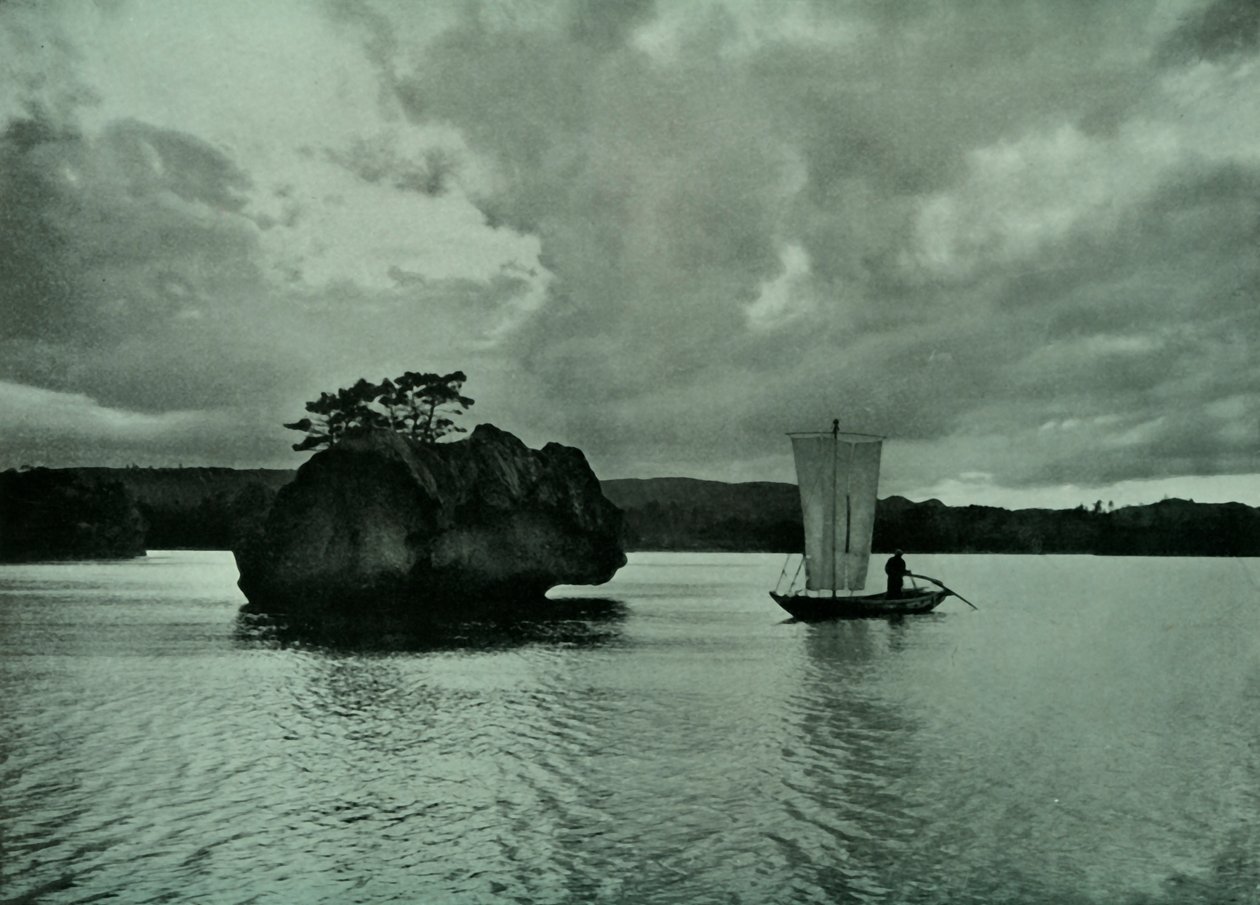 Večer na vnitrozemském moři, 1910. od Herbert Ponting