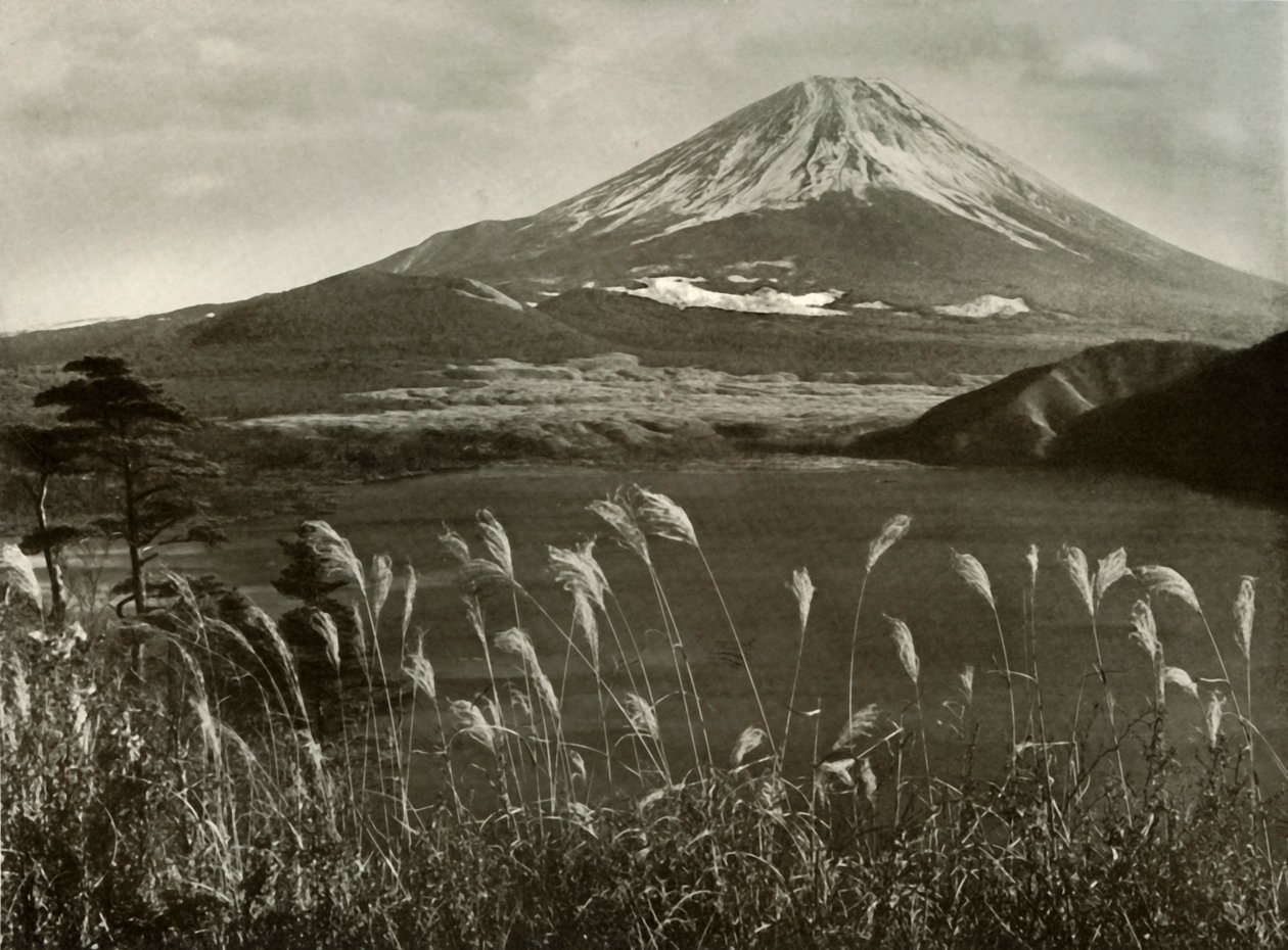 Fuji a Kaia Grass, 1910. od Herbert Ponting