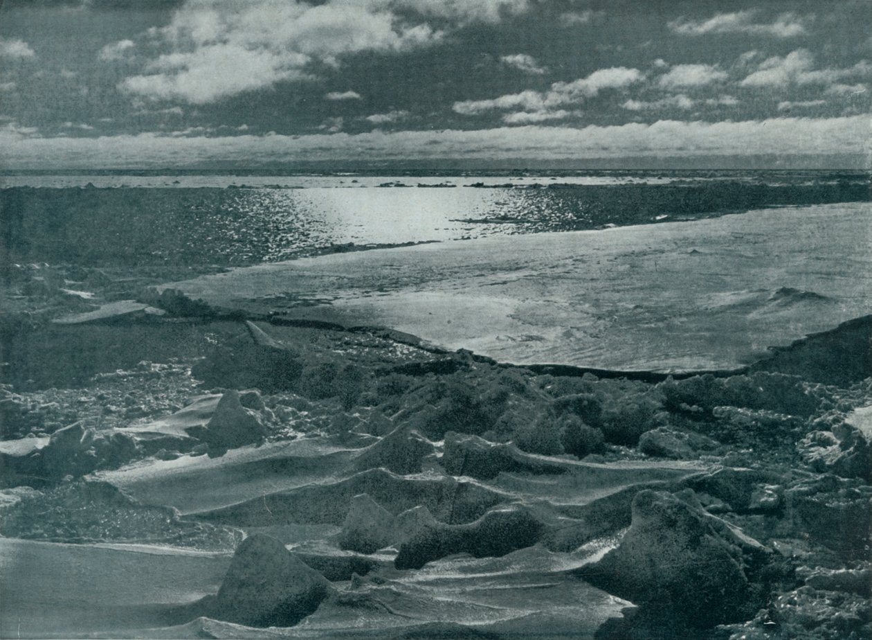 Moonlight in the Pack, c19101913, 1913 od Herbert Ponting